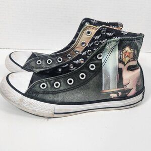 Converse Youth Chuck Taylor All Star DC Wonder Woman High Top Shoes Size 3